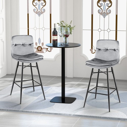 Pack bar stools velvet - bar,