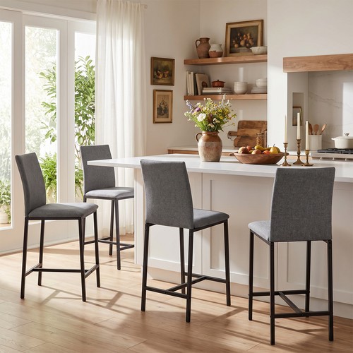 Set high back bar stools - set, of