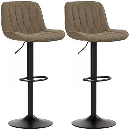 Homcom bar stools set 2 - bar,
