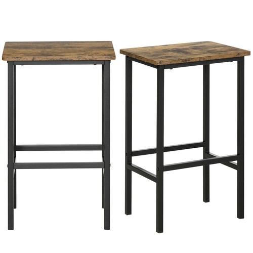 Homcom industrial bar stools - homcom,