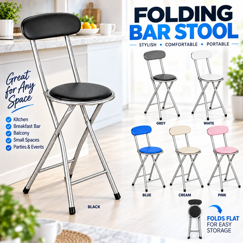 Portable folding bar stool - folding,