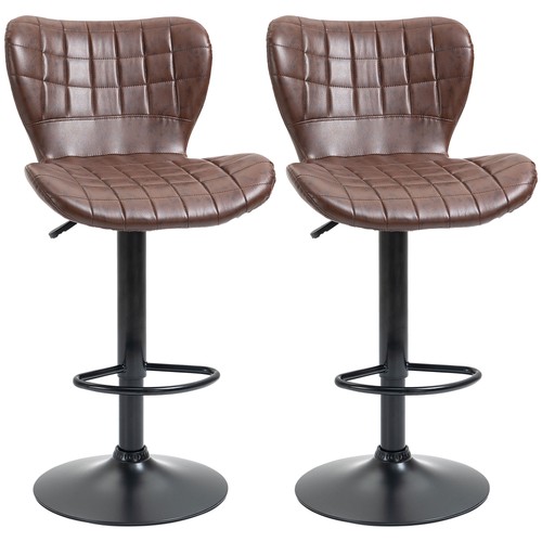 Homcom bar stools set 2 - homcom,