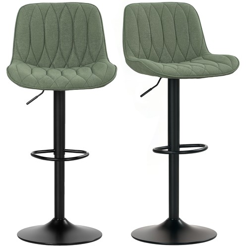 Homcom bar stools set 2 - stools,