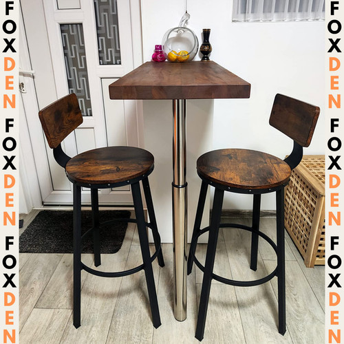 Industrial bar stools set - bar,