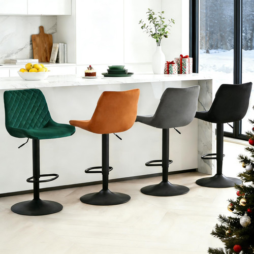 Breakfast bar stools velvet - breakfast,