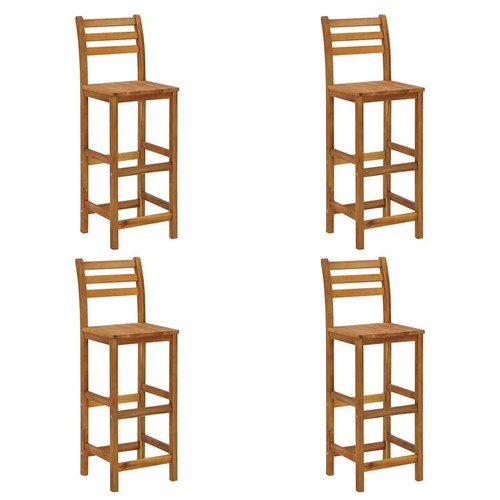 Wooden bar stools set chairs - stools,
