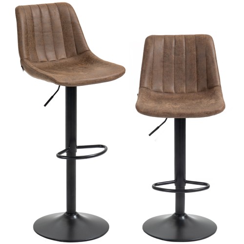 Homcom bar stools set 2 - stools,