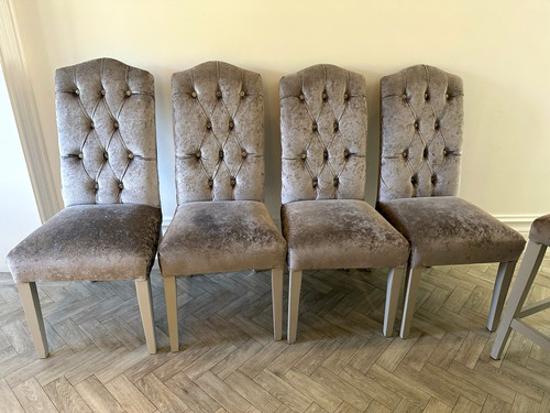 Set grey velvet - set, of
