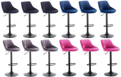 Velvet bar stools - x, set