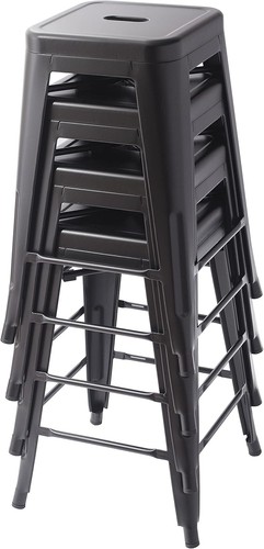 Matte black stack able - black,