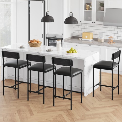 Bar stools set 2 pu - 4/2,