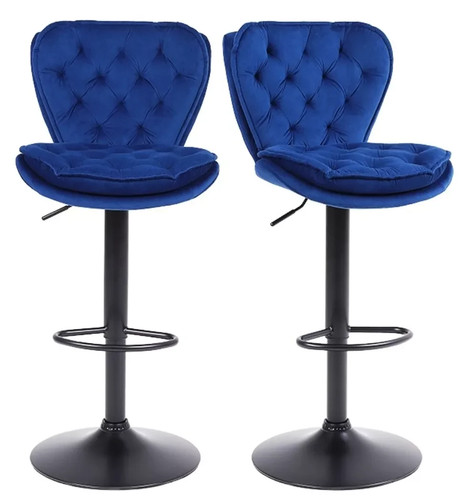 Set blue velvet bar - 2,