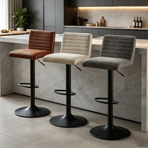 Set suede bar stools - of,