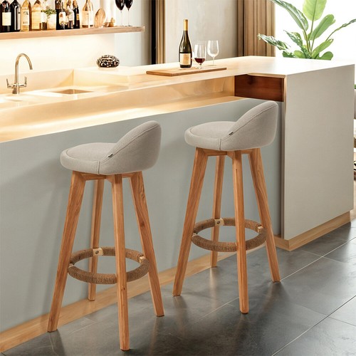 2pcs low back barstools chair - low,